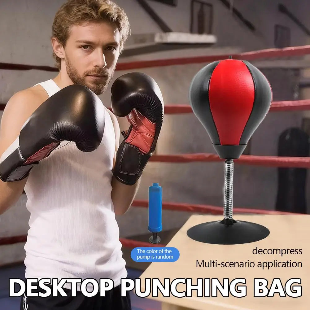 Fun Punch Rages Bag, Heavy Duty Desktop Punching Bag Desktop Punching Bag with Suction Cup