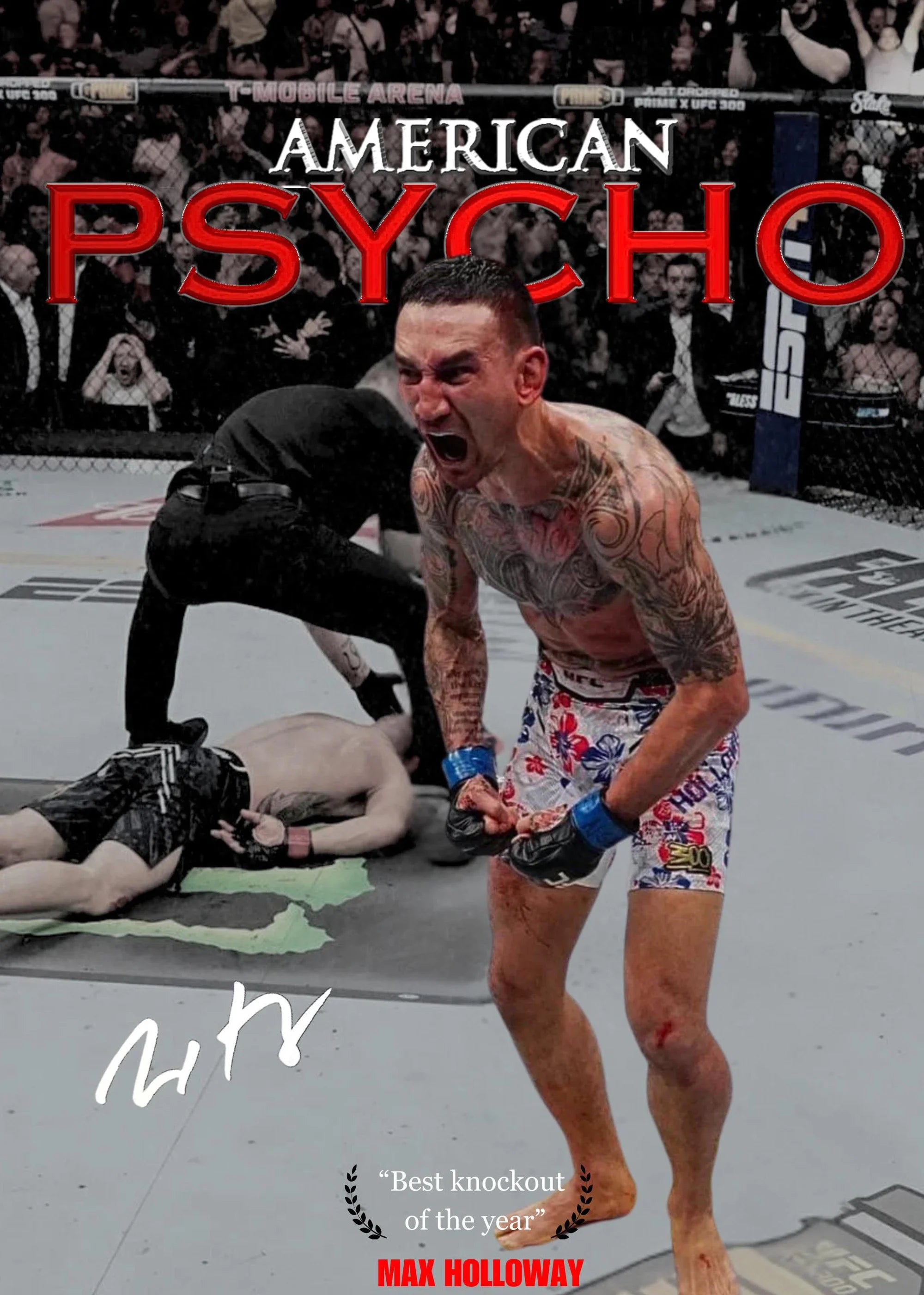 Ultimate Fighting Championship Poster UFC Mixed Martial Arts Unique Design Prints