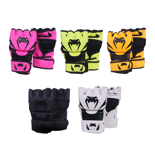 Mma Gloves Sparring Gear  Leather Waterproof unisex Gloves