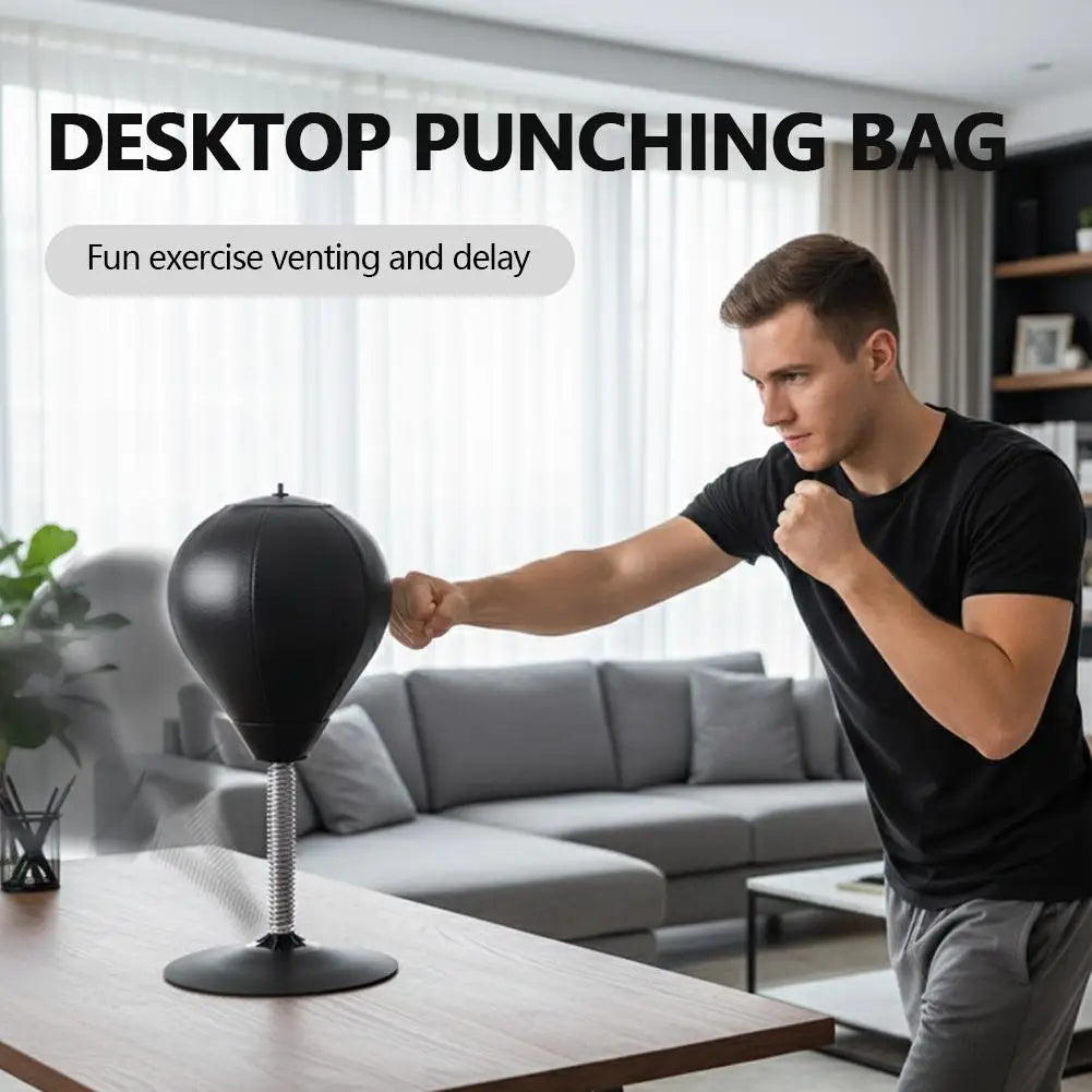 Fun Punch Rages Bag, Heavy Duty Desktop Punching Bag Desktop Punching Bag with Suction Cup